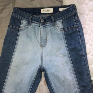 two tone jeans